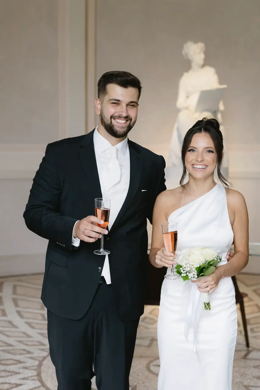 Hochzeit in Eisenstadt glückliches Paar